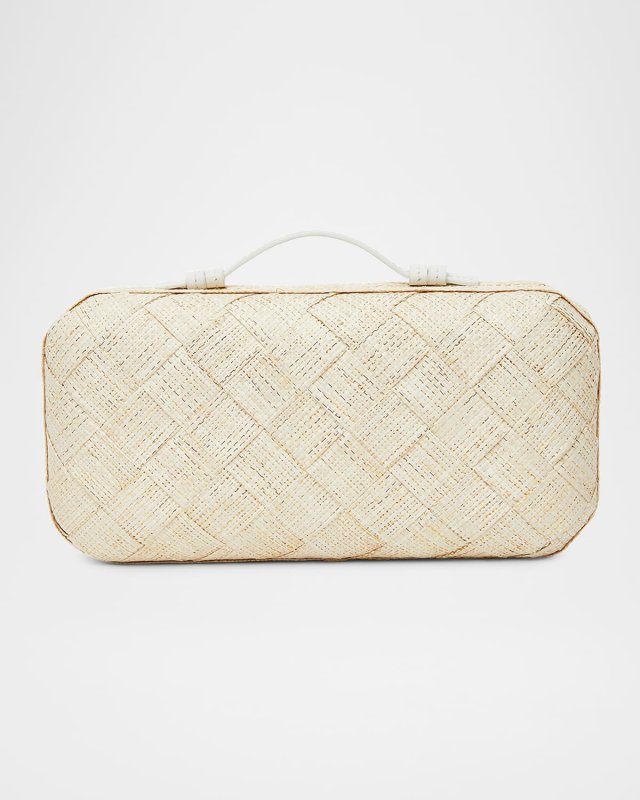 The East-West Straw Clutch Bag